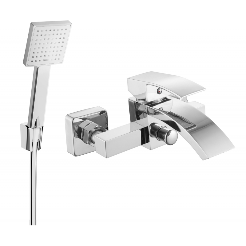 Mexen Libra R45 vonios baterija su dušo rinkiniu, chromas - 74513R45-00