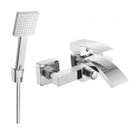 Mexen Libra R45 vonios baterija su dušo rinkiniu, chromas - 74513R45-00