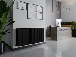 Mexen CH30 Higieninis radiatorių plokštelinis 500 x 1200 mm, šoninis prijungimas, 1556 W, juodas - W430H-050-120-70