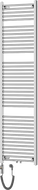 Mexen Mars elektrinis radiatorius 1800 x 500 mm, 600 W, chromuotas - W110-1800-500-2600-01