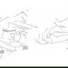 Mexen Lynx DF62 vonios rinkinys, auksinis - 745903DF62-50