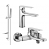 Mexen Lynx DF72 vonios rinkinys, chromas - 745903DF72-00