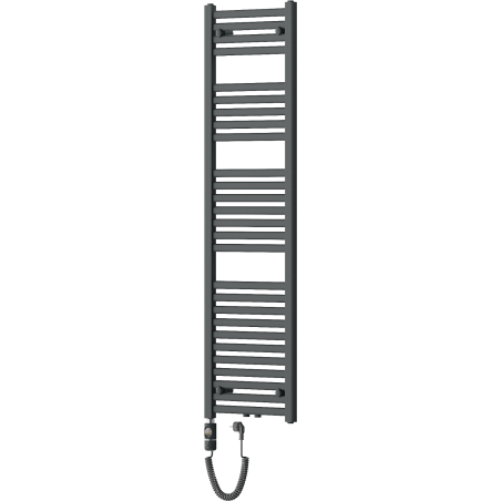Mexen Hades elektrinis radiatorius 1500 x 400 mm, 600 W, antracitas - W104-1500-400-2600-66