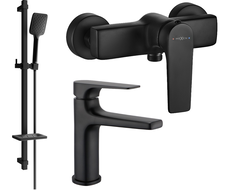 Mexen Lynx DQ62 dušo komplektas, juodas - 745904DQ62-70