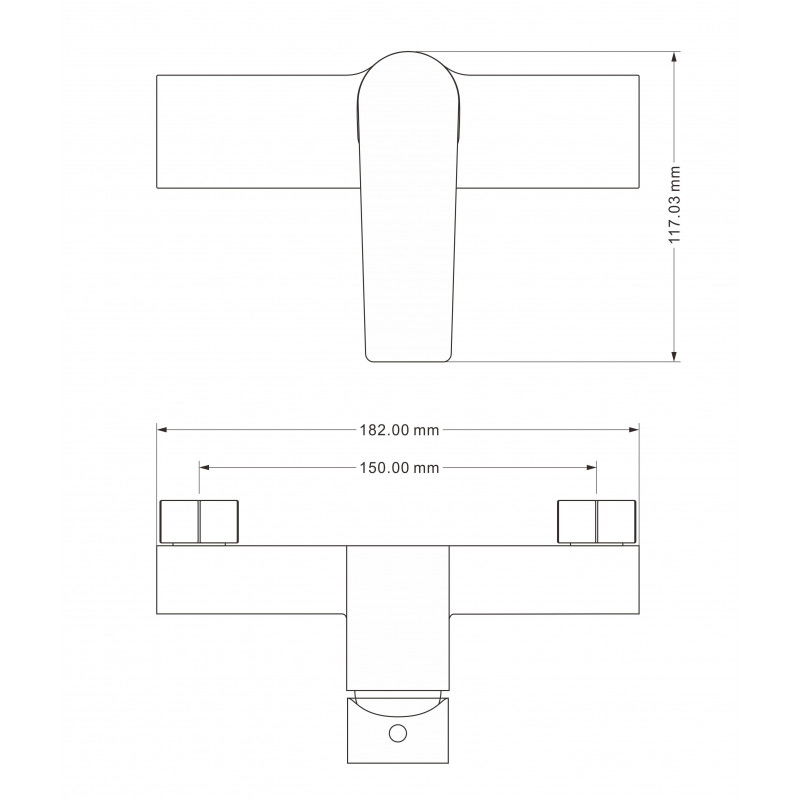 Mexen Lynx DQ72 dušo komplektas, chromas - 745904DQ72-00
