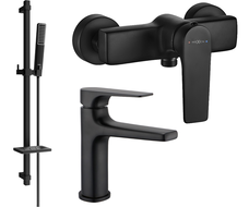 Mexen Lynx DQ72 dušo komplektas, juodas - 745904DQ72-70