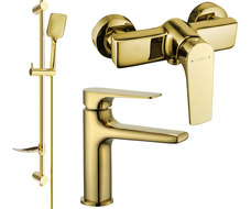 Mexen Lynx DF62 dušo komplektas, auksinis - 745904DF62-50