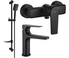 Mexen Lynx DF62 dušo komplektas, juodas - 745904DF62-70