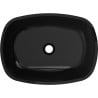 Mexen Araks stiklinis plautuvas 54 x 39 cm, juodas - 24155470