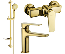 Mexen Lynx DF40 dušo komplektas, auksinis - 745904DF40-50