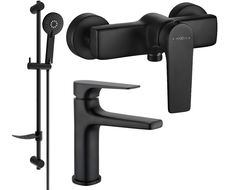 Mexen Lynx DF40 dušo komplektas, juodas - 745904DF40-70