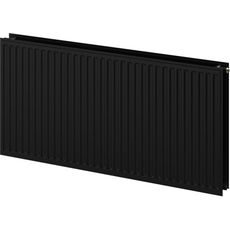 Mexen CVH20 Higienos plokštelinis radiatorių šildytuvas 600 x 400 mm, prijungimas iš apačios, 440 W, juodas - W620H-060-040-70