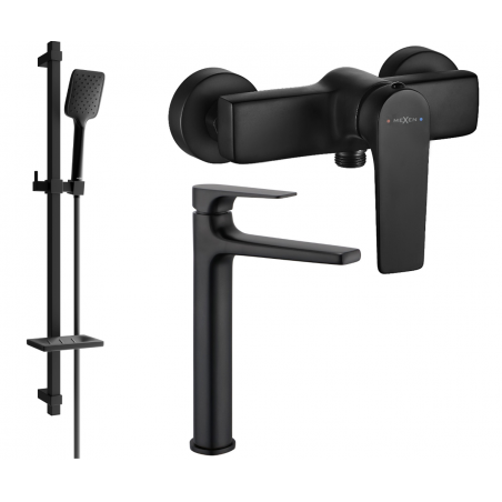 Mexen Lynx DQ62 dušo rinkinys, juodas - 745914DQ62-70