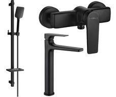 Mexen Lynx DQ62 dušo rinkinys, juodas - 745914DQ62-70