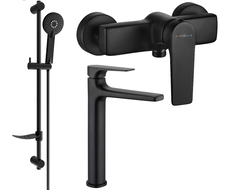 Mexen Lynx DF40 dušo komplektas, juodas - 745914DF40-70