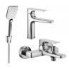 Mexen Lynx R62 vonios komplektas, chromas - 745903R62-00