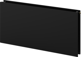 Mexen CVHF20 Higieninis Plokščias radiatorių blokas 500 x 1200 mm, apatinis prijungimas, 1035 W, juodas - W620HF-050-120-70