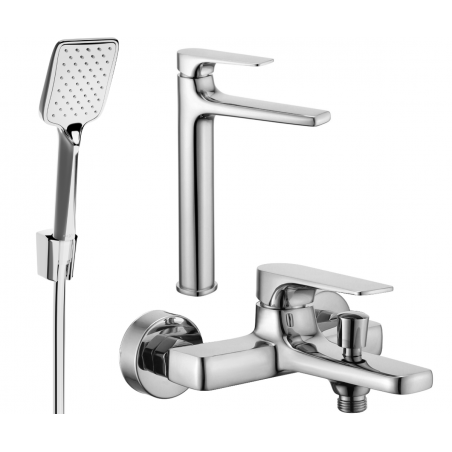 Mexen Lynx R62 vonios komplektas, chromas - 745913R62-00