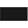 Mexen CVH30 Higienos plokštelinis radiatorių šildymas 400 x 2200 mm, apatinis prijungimas, 2412 W, juodas - W630H-040-220-70