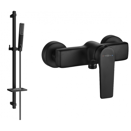 Mexen Lynx DQ72 juodos spalvos dušo baterija su komplektu - 74594DQ72-70