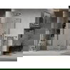 Mexen Lima sulankstoma dušo kabina 120 x 120 cm, skaidri, juoda - 856-120-120-70-00