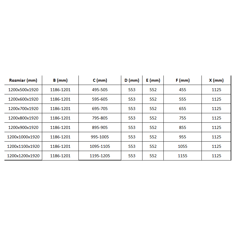 Mexen Lima sulenama dušo kabina 120 x 80 cm, skaidri, juoda - 856-120-080-70-00