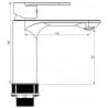 Mexen Milo DF40 vonios komplektas, auksinis - 71303DF40-50