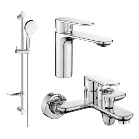 Mexen Milo DF05 vonios komplektas, Chromo - 71303DF05-00