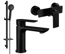 Mexen Alfa DQ40 dušo komplektas, juodas - 745704DQ40-70