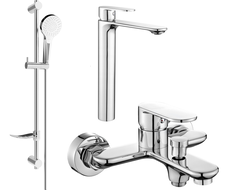 Mexen Milo DF05 vonios rinkinys, chromas - 71313DF05-00