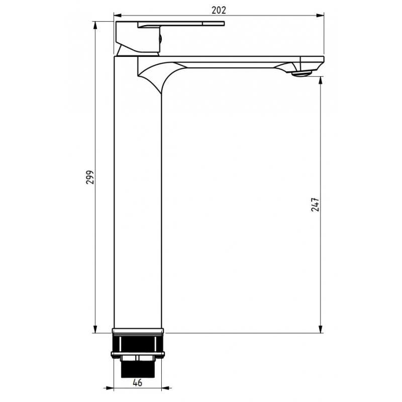 Mexen Milo DF05 vonios rinkinys, auksinis - 71313DF05-50