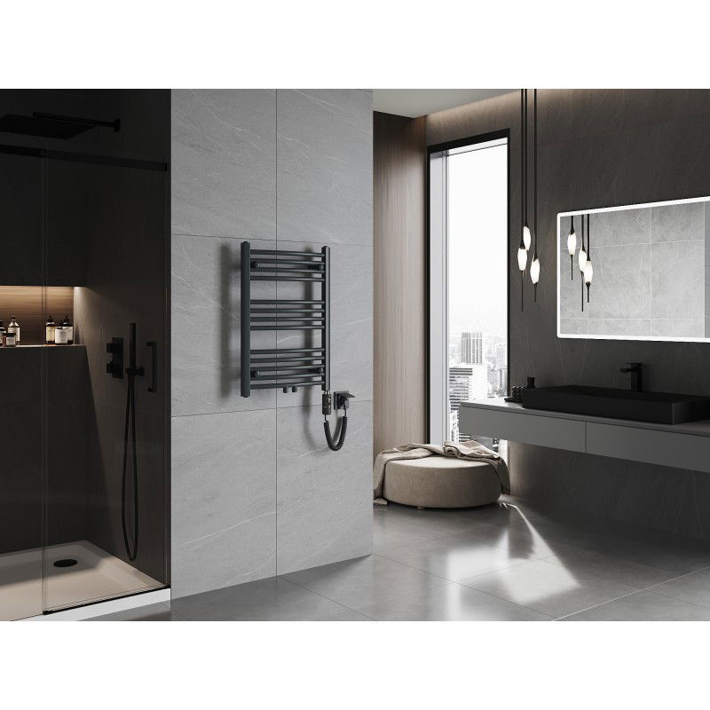 Mexen Ares elektrinis radiatorius 700 x 500 mm, 300 W, antracitas - W102-0700-500-2300-66