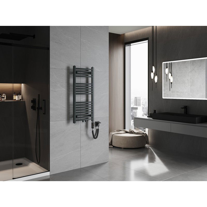 Mexen Ares elektrinis radiatorius 900 x 400 mm, 300 W, antracitas - W102-0900-400-2300-66