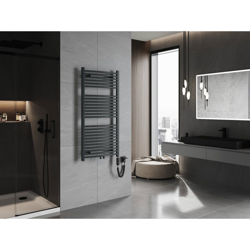 Mexen Ares elektrinis radiatorius 1200 x 600 mm, 600 W, antracitas - W102-1200-600-2600-66