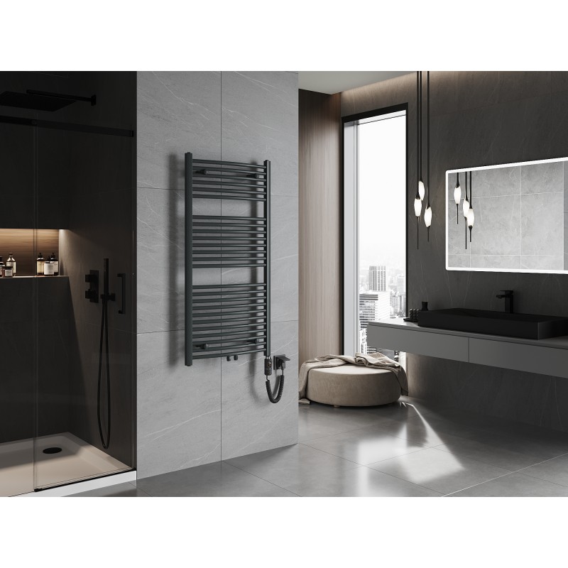 Mexen Ares elektrinis radiatorius 1200 x 600 mm, 600 W, antracito spalvos - W102-1200-600-2600-66