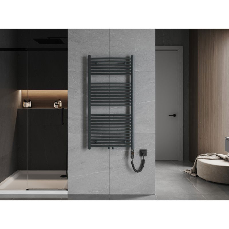 Mexen Ares elektrinis radiatorius 1200 x 600 mm, 600 W, antracitas - W102-1200-600-2600-66