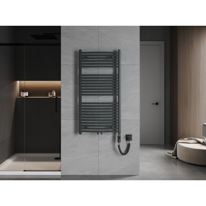 Mexen Ares elektrinis radiatorius 1200 x 600 mm, 600 W, antracito spalvos - W102-1200-600-2600-66