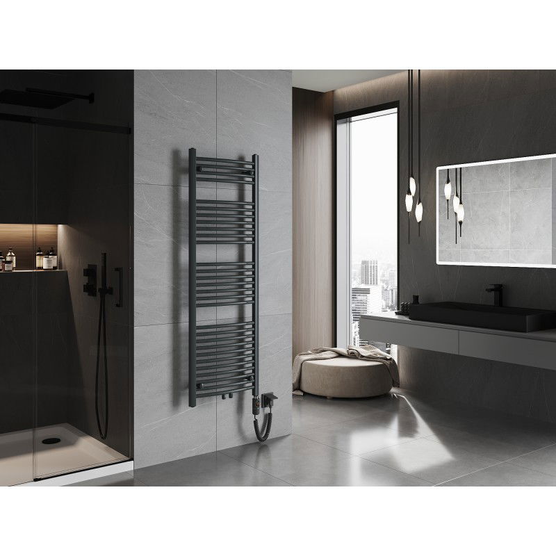 Mexen Ares elektrinis radiatorius 1500 x 500 mm, 600 W, antracitas - W102-1500-500-2600-66