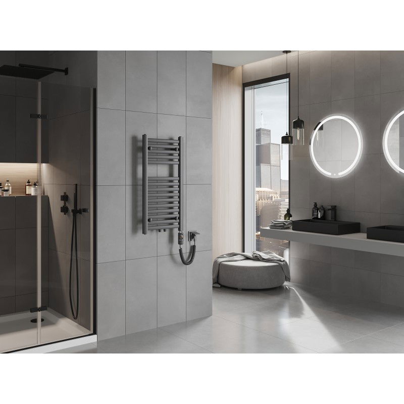 Mexen Hades elektrinis radiatorius 800 x 400 mm, 300 W, antracitas - W104-0800-400-2300-66