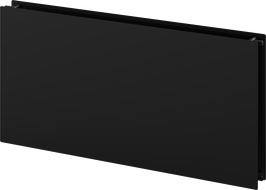 Mexen CHF20 Hygiene Flat plokščias radiatorius 400 x 1800 mm, šoninis jungimas, 1294 W, juodas - W420HF-040-180-70