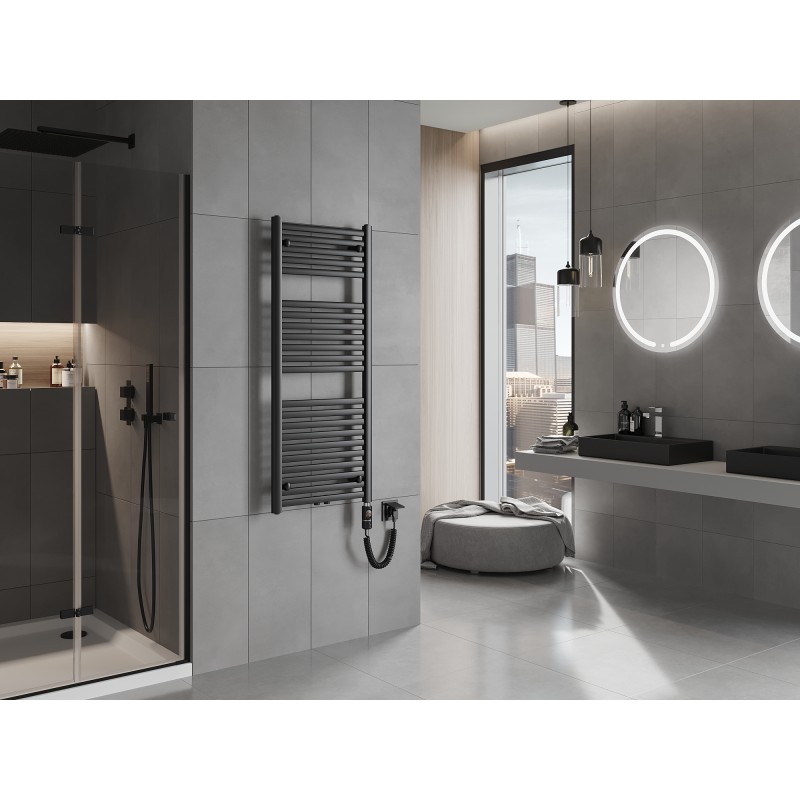 Mexen Hades elektrinis radiatoriaus 1200 x 500 mm, 600 W, juodas - W104-1200-500-2600-70