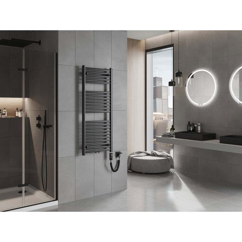 Mexen Hades elektrinis radiatorius 1200 x 500 mm, 600 W, juodas - W104-1200-500-2600-70