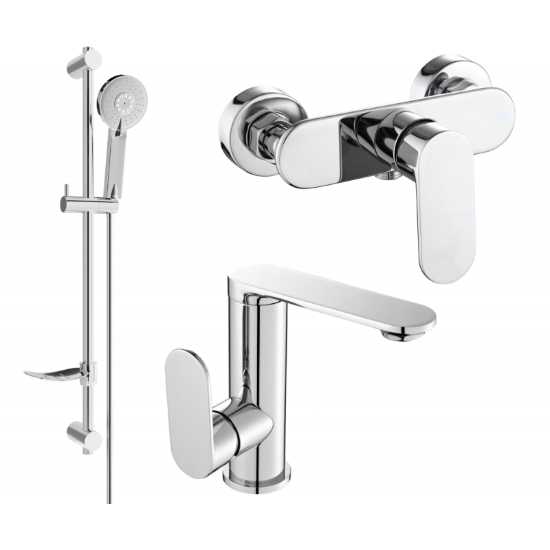 Mexen Milo DF40 dušo rinkinys, chromas - 713054DF40-00