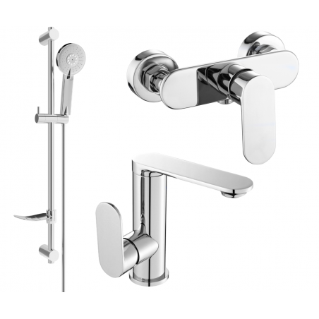 Mexen Milo DF40 dušo rinkinys, chromas - 713054DF40-00