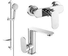 Mexen Milo DF40 dušo komplektas, chromas - 713054DF40-00