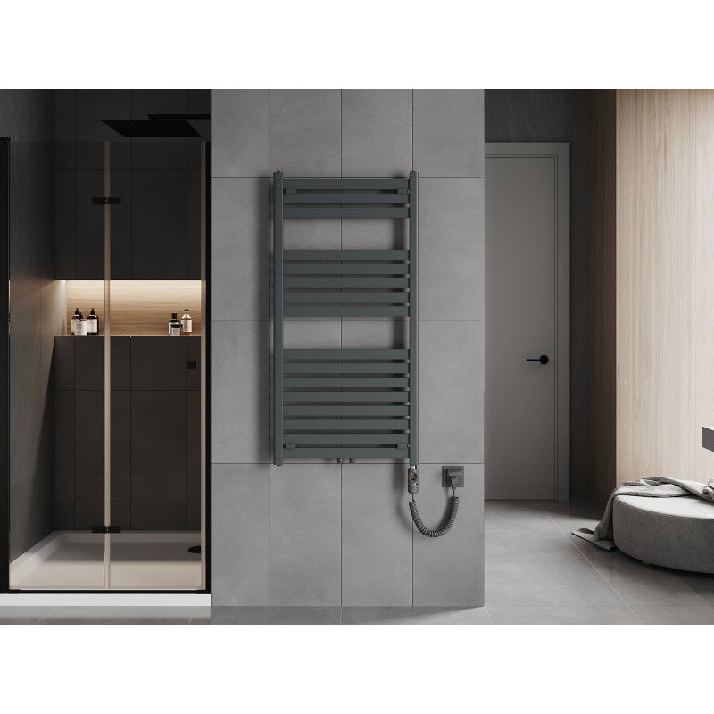 Mexen Uran elektrinis radiatorius 1200 x 600 mm, 600 W, antracitas - W105-1200-600-2600-66