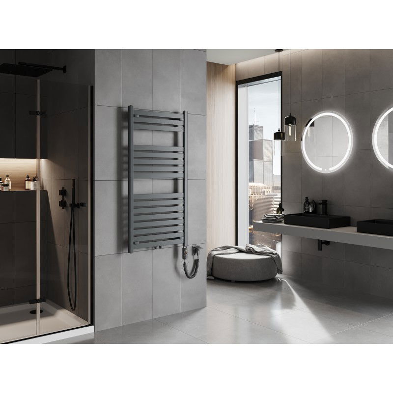 Mexen Uran elektrinis radiatorius 1200 x 600 mm, 600 W, antracitas - W105-1200-600-2600-66