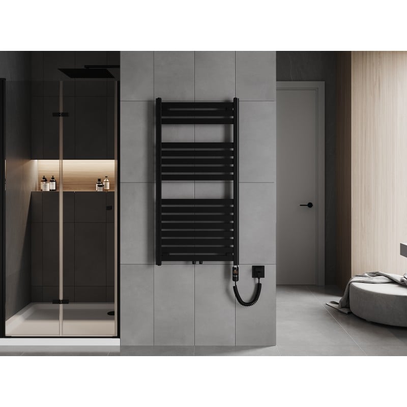 Mexen Uran elektrinis šildytuvas 1200 x 600 mm, 600 W, juodas - W105-1200-600-2600-70