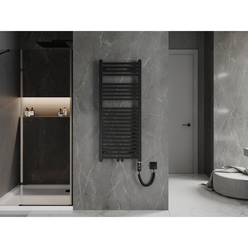 Mexen Pluton elektrinis radiatorius 1200 x 500 mm, 600 W, juodas - W106-1200-500-2600-70