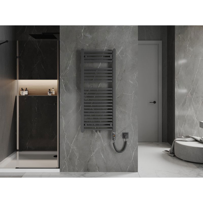 Mexen Pluton elektrinis radiatorius 1200 x 500 mm, 600 W, antracitas - W106-1200-500-2600-66